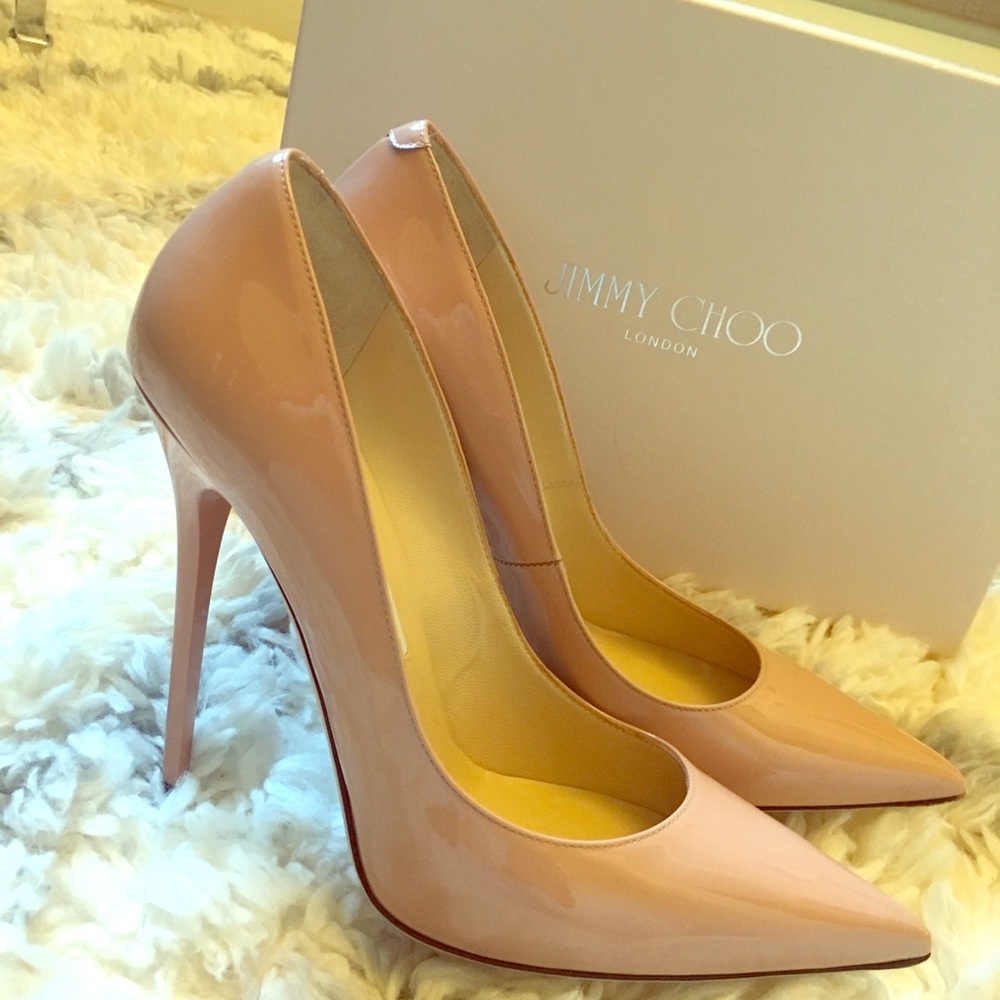 Jimmy Choo Anouk heels size 38 (7.5) - Picture 2 of 6